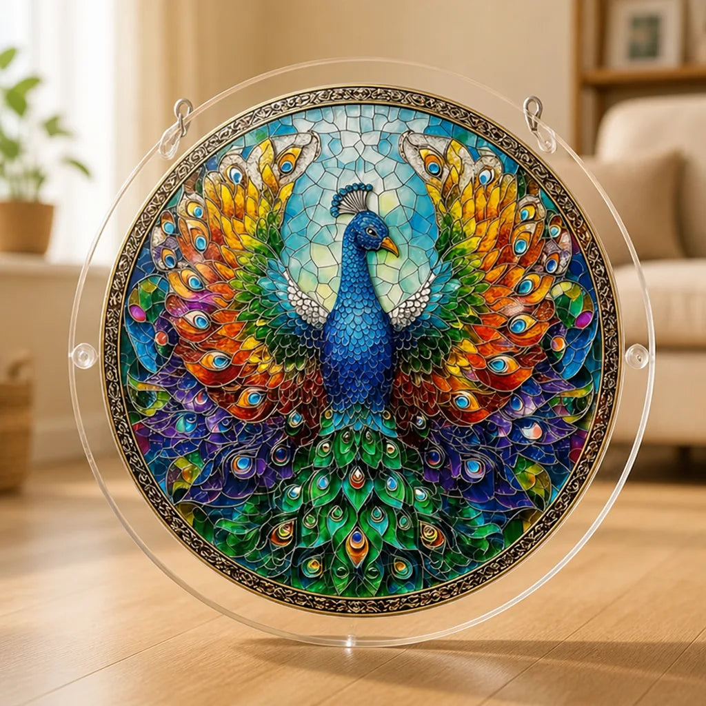 Suncatcher Puzzle Translucent Acrylic Hanging Window Decor
