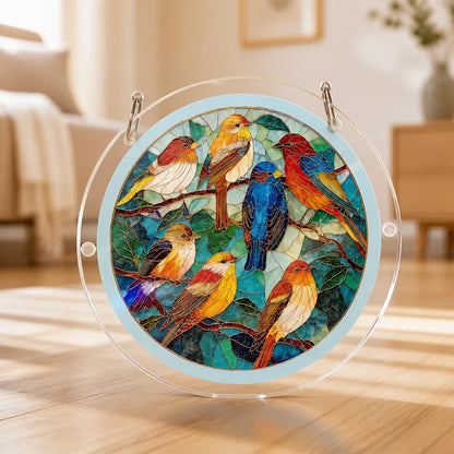 Suncatcher Puzzle Translucent Acrylic Hanging Window Decor