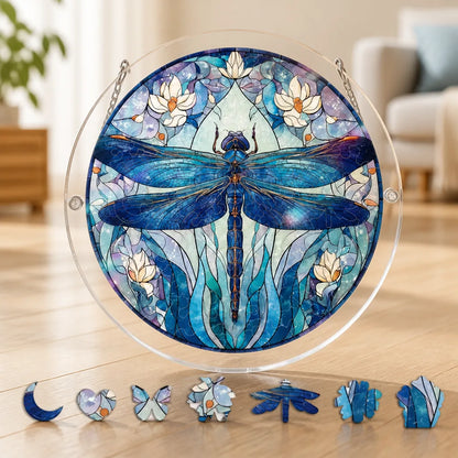 Suncatcher Puzzle Translucent Acrylic Hanging Window Decor