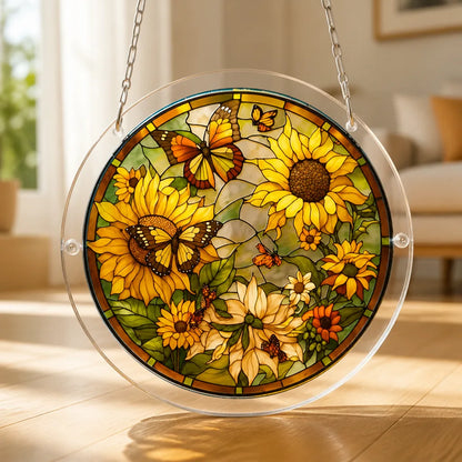 Suncatcher Puzzle Translucent Acrylic Hanging Window Decor