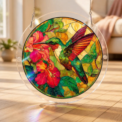 Suncatcher Puzzle Translucent Acrylic Hanging Window Decor