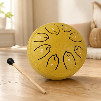 Tongue Drum 8-Note Compact With Mallet & Songbook