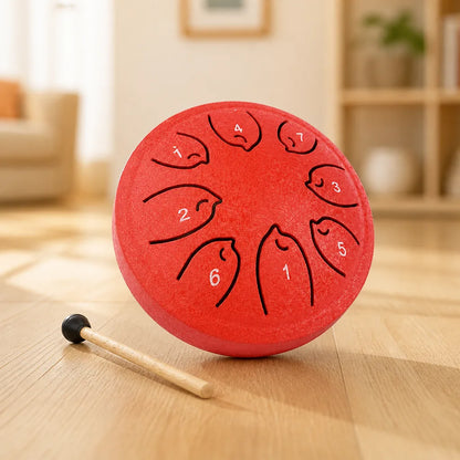 Tongue Drum 8 Notes With Mallet & Songbook