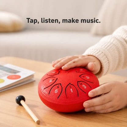 Tongue Drum 8 Notes With Mallet & Songbook