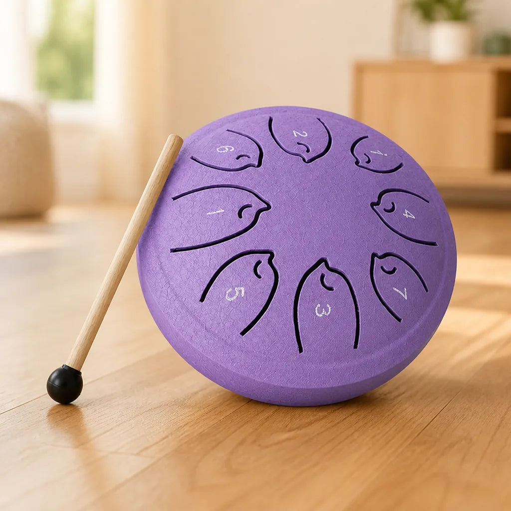 Tongue Drum 8 Notes With Mallet & Songbook